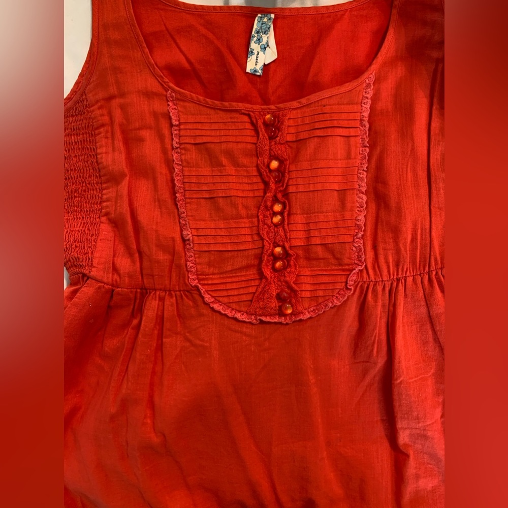 Anthros perfect summer Maeve sundress with pockets.